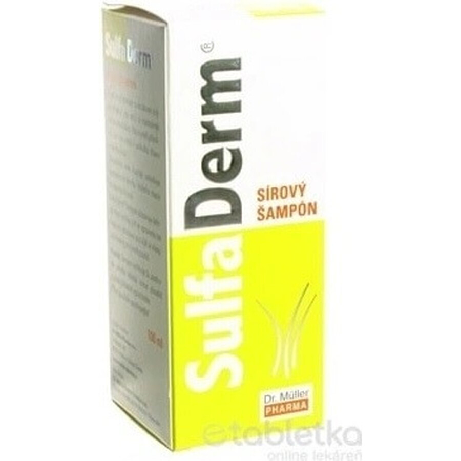 Dr Müller SulfaDerm Sulphur Shampoo 1×100 ml, shampooing pour cheveux