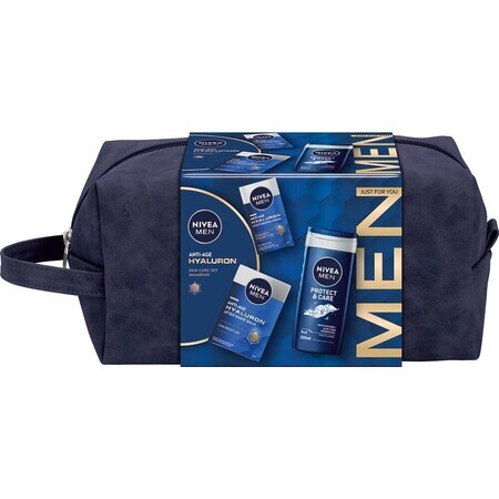 NIVEA MEN BAG HYALURON 1×1 HYALURON, geschenkverpakking