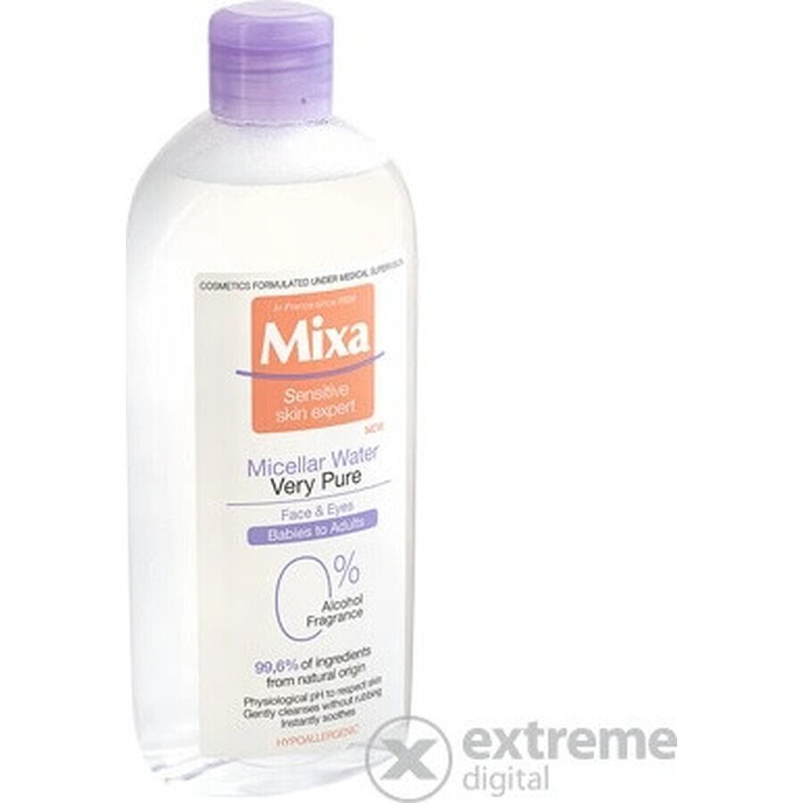 Mixa Very Pure Micellar Water 1×400 ml, micellar water