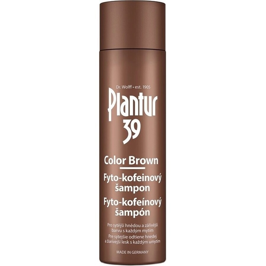 Șampon Plantur 39 Color Brown Phyto-caffeine 1×250 ml, șampon cu cafeină