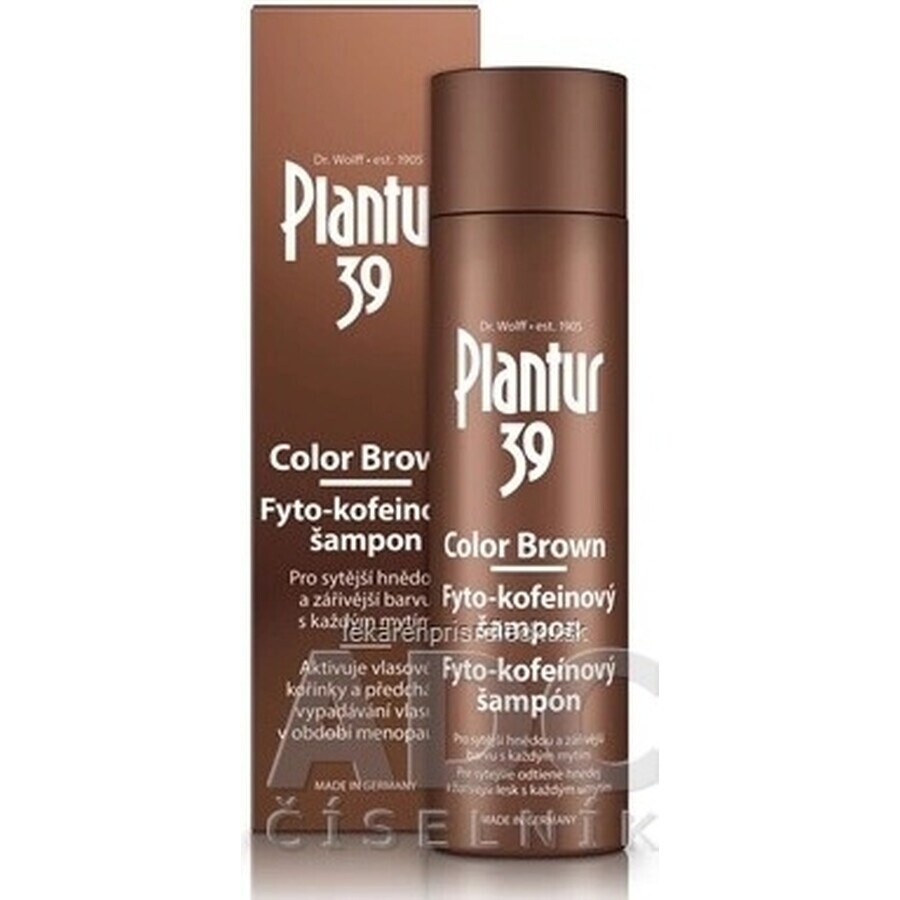 Șampon Plantur 39 Color Brown Phyto-caffeine 1×250 ml, șampon cu cafeină