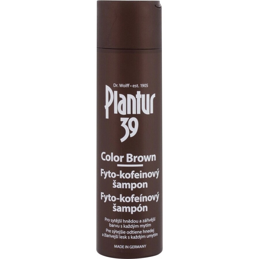 Șampon Plantur 39 Color Brown Phyto-caffeine 1×250 ml, șampon cu cafeină