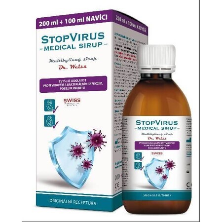 STOPVIRUS Medische siroop Dr.Weiss 1×300 ml, multikruidensiroop