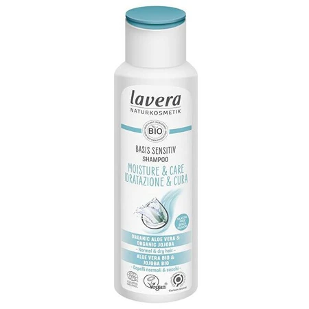 lavera Basis Shampooing Moisture & Care 1×250 ml, shampooing