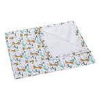 Children's blanket BÁRA 5284/421 75x100 white/giraffes 1×1 pc, baby blanket