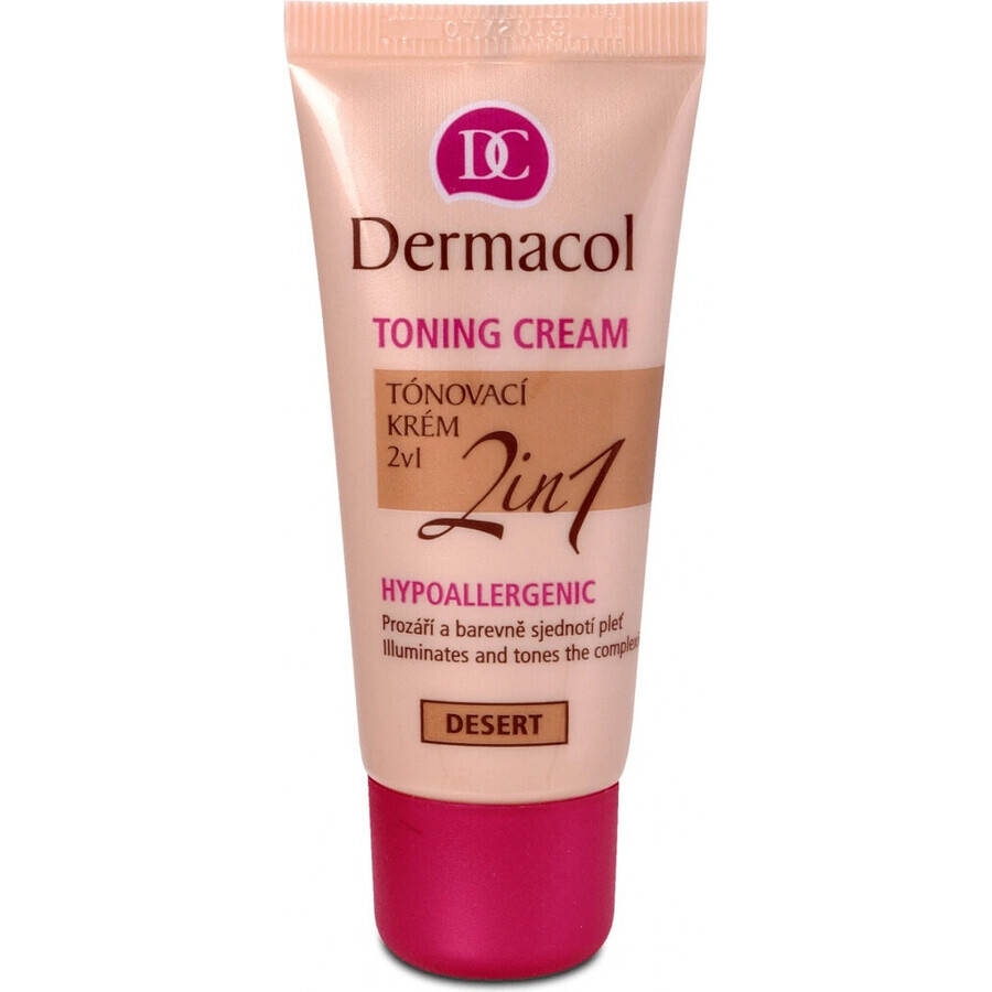 DERMACOL Color Cream 2in1 shade: DESERT 1×30 ml, 2in1 colored cream