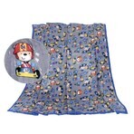 Baby blanket ELLA 1003/205 N 100x155cm blue formula 1×1 pc, baby blanket