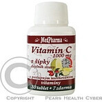 MedPharma VITAMIN C 1000 mg with rose hips 1×37 tbl, gradual release