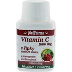 MedPharma VITAMIN C 1000 mg with rose hips 1×37 tbl, gradual release