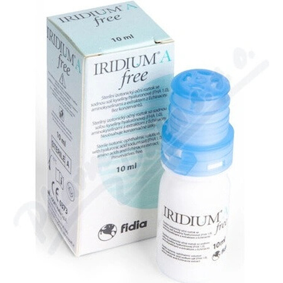 IRIDIUM A liber Soluție ocular 1×10 ml, izotonică sterilă