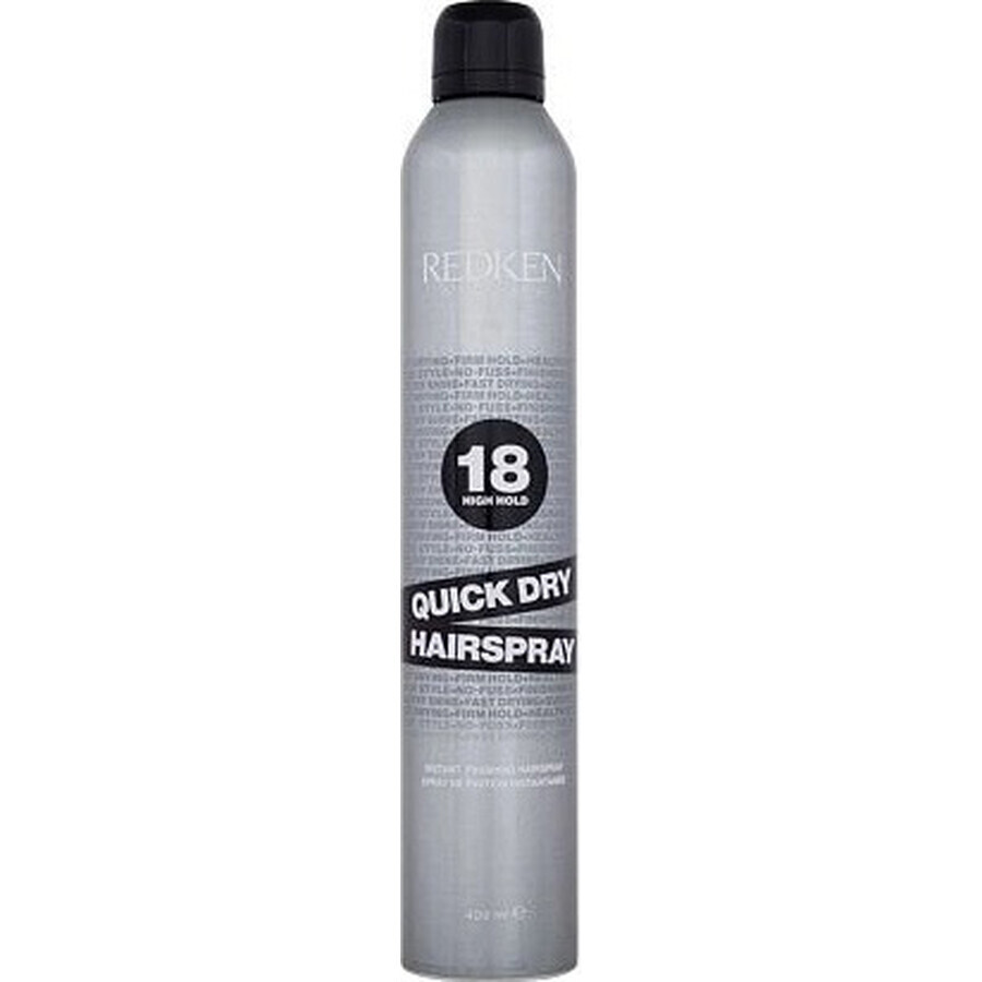 Redken fixativ cu fixare puternică Quick Dry 1×400 ml, fixativ