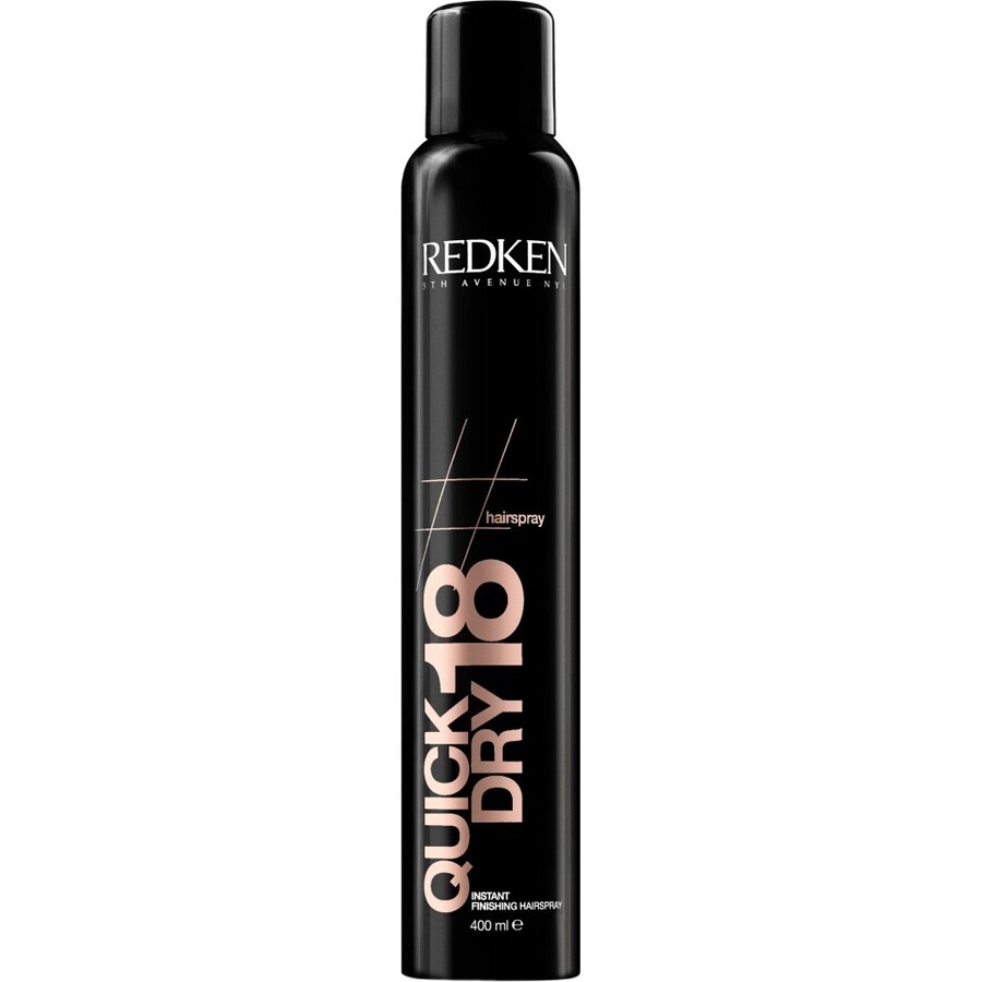 Redken fixativ cu fixare puternică Quick Dry 1×400 ml, fixativ