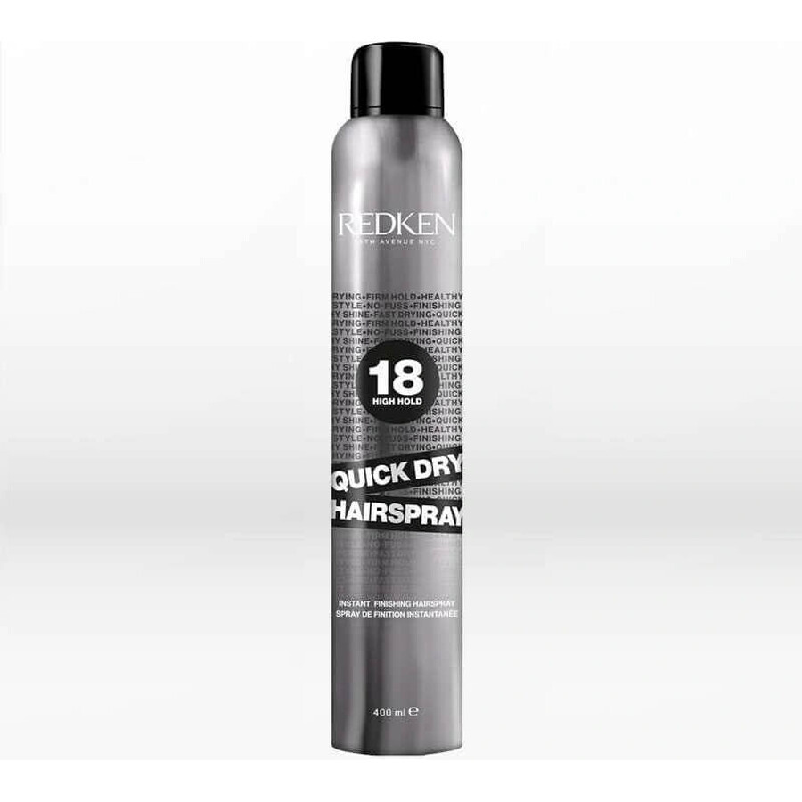 Redken fixativ cu fixare puternică Quick Dry 1×400 ml, fixativ