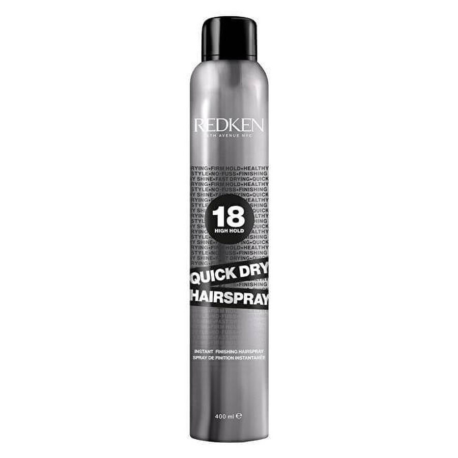 Redken fixativ cu fixare puternică Quick Dry 1×400 ml, fixativ