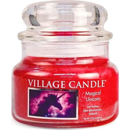 Village Candle Geurkaars in glas - Magical Unicorn, medium 1×1 stuk, geurkaars