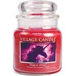 Village Candle Geurkaars in glas - Magical Unicorn, medium 1×1 stuk, geurkaars