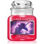 Village Candle Geurkaars in glas - Magical Unicorn, medium 1×1 stuk, geurkaars