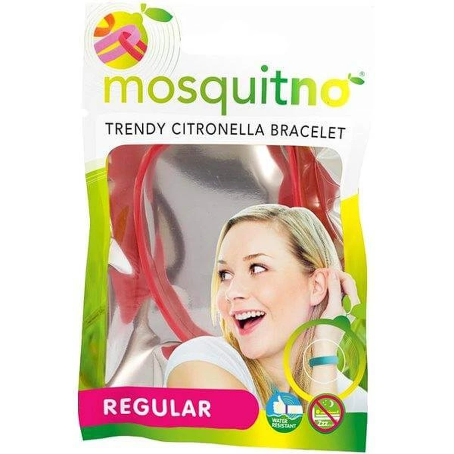 MosquitNo Regular-release Citronella-Duftarmband 1×1 Stück, Moskito-Armband