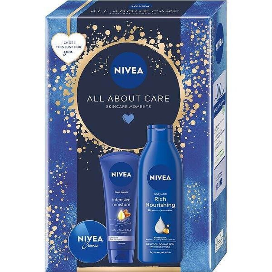 NIVEA BOX BODY MILK 1×1 st, geschenkverpakking