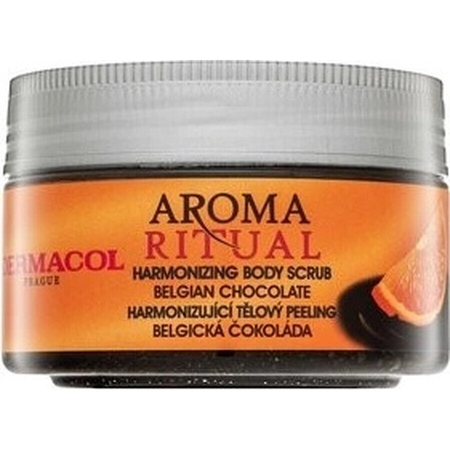 Dermacol Aroma Ritual Belgian chocolate peeling 1×200 g, gommage corporel