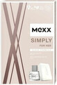 MEXX SIMPLY FOR HER eau de toilette 20ML + zeep 75G 1&#215;1st, cosmetische set voor vrouwen