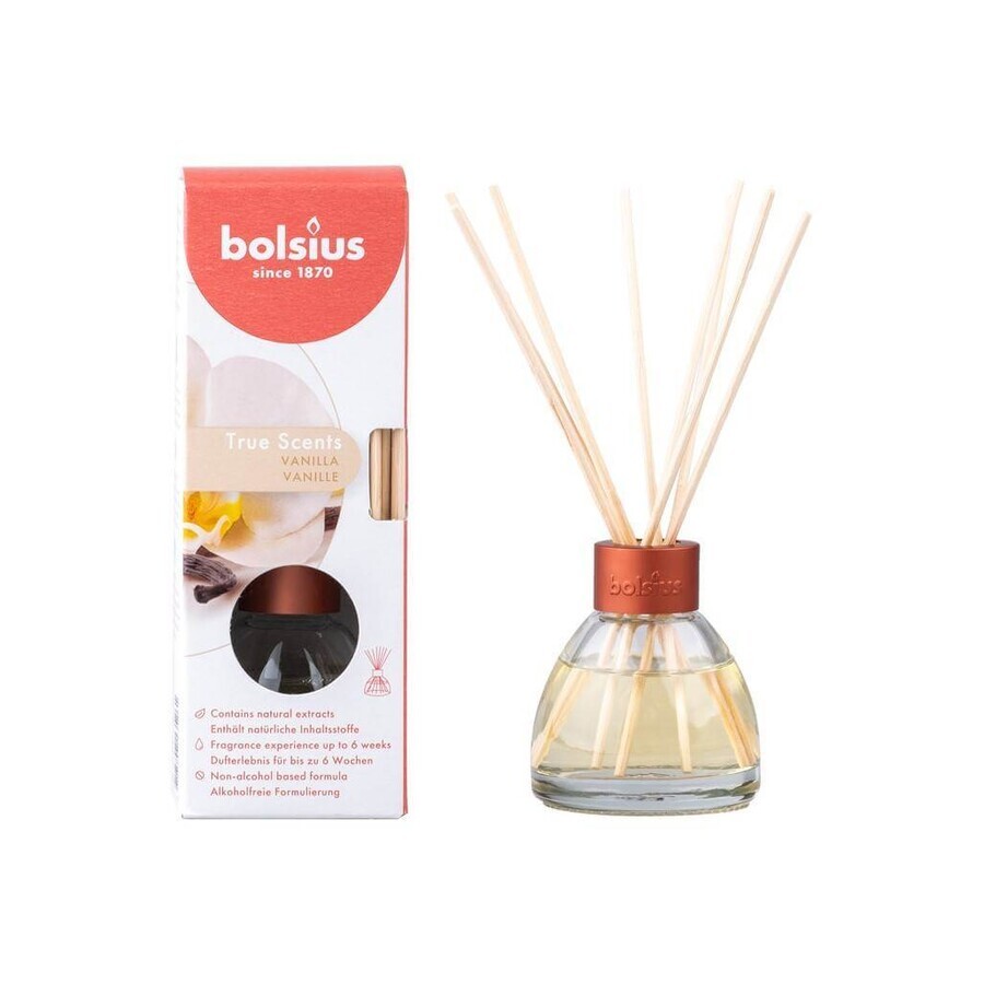 Bolsius Aromatic 2.0 Diffuser 45 ml Vanilla 1×45 ml, aromatic diffuser