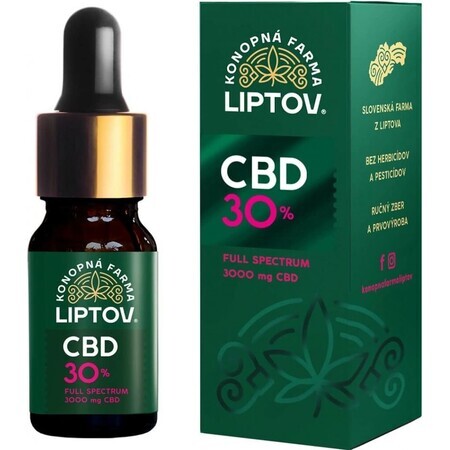 HEMP FARMA LIPTOV CBD-ÖL 30% 10ML 1×10 ml