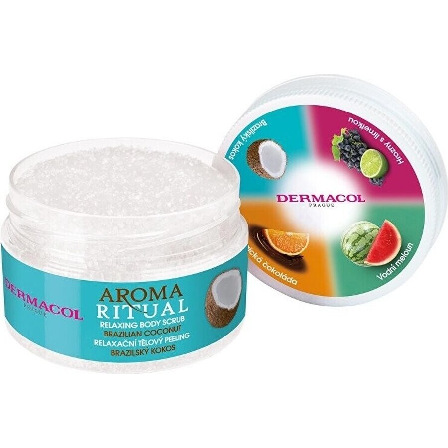 Dermacol Aroma Ritual - peeling brésilien à la noix de coco 1×200 g, peeling