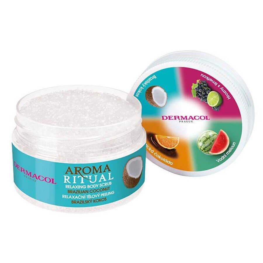 Dermacol Aroma Ritual - peeling brésilien à la noix de coco 1×200 g, peeling