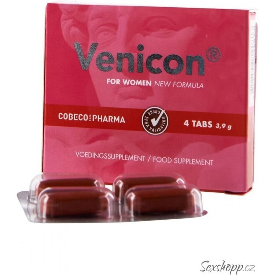 Cobeco aphrodisiac tablets Venicon Women 1×4 tbl, for women