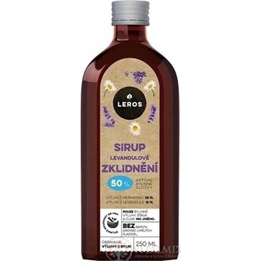 LEROS SYRUP LEVANDULE SOOTHING 1×250 ml, syrup for soothing the body