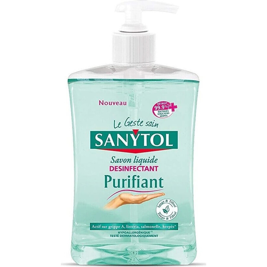 Sanytol Savon désinfectant purifiant 1×250 ml, savon désinfectant