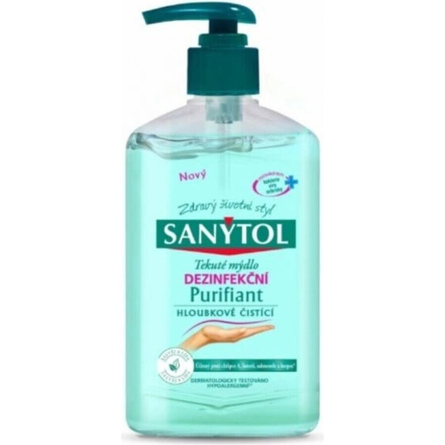 Sanytol Savon désinfectant purifiant 1×250 ml, savon désinfectant