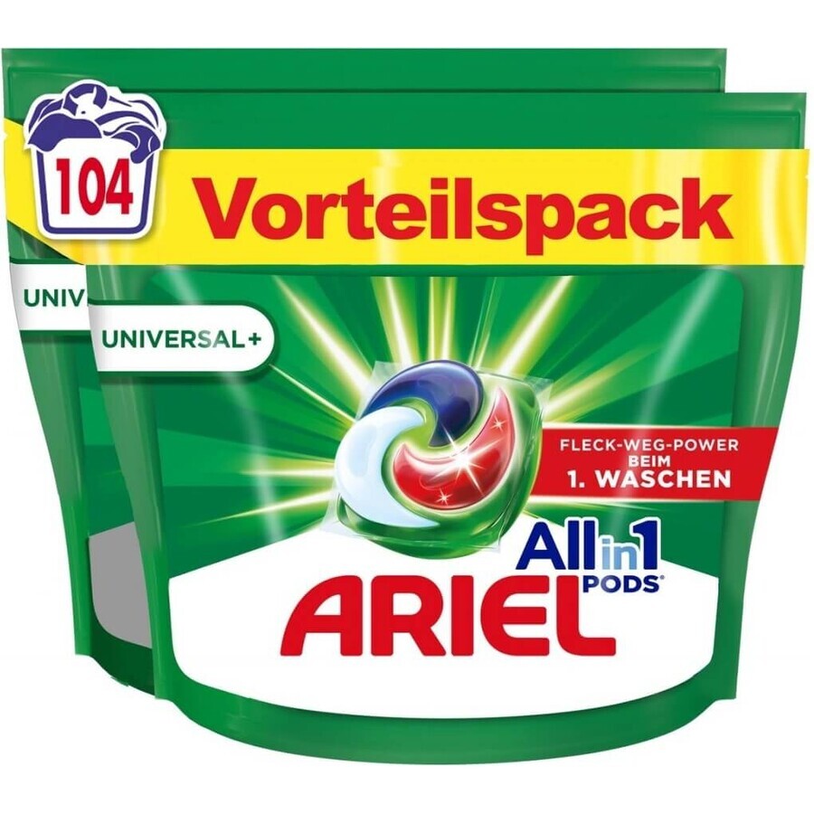 Ariel Geltabletten 104 stuks Universeel+ 1×104 stuks, gelcapsules