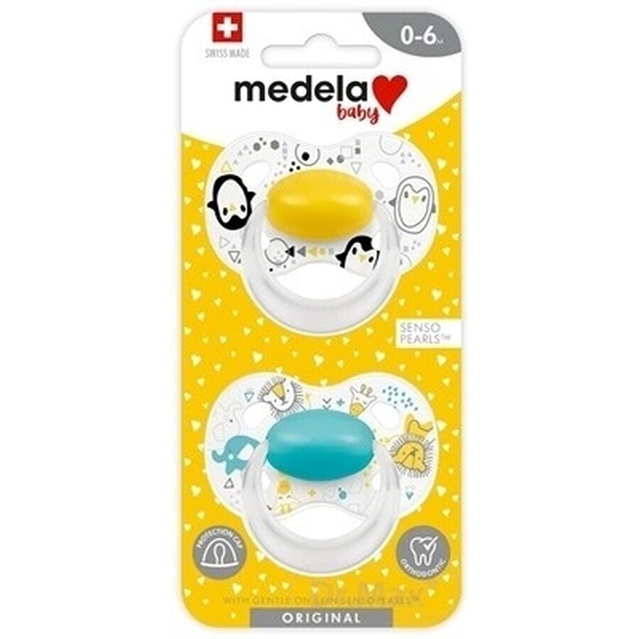 Fopspeen MEDELA ORIGINAL Unisex 1×2 stuks