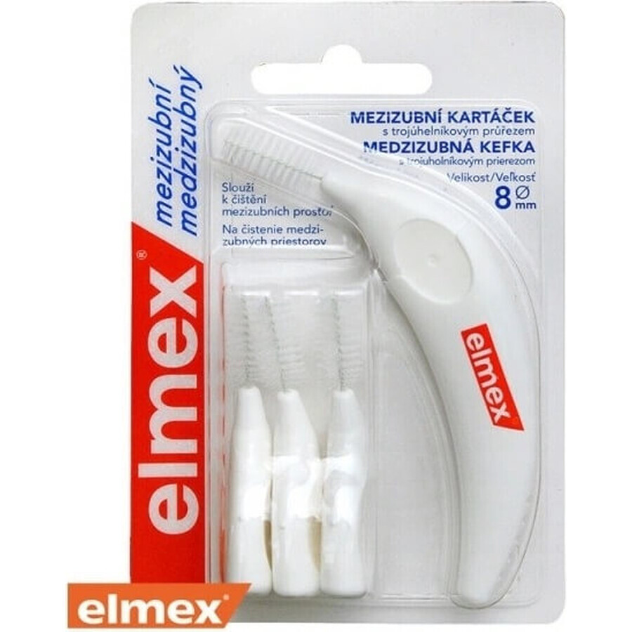 ELMEX INTERDENTAL NO.8 WIT 1x4 stuks, interdentale ragers