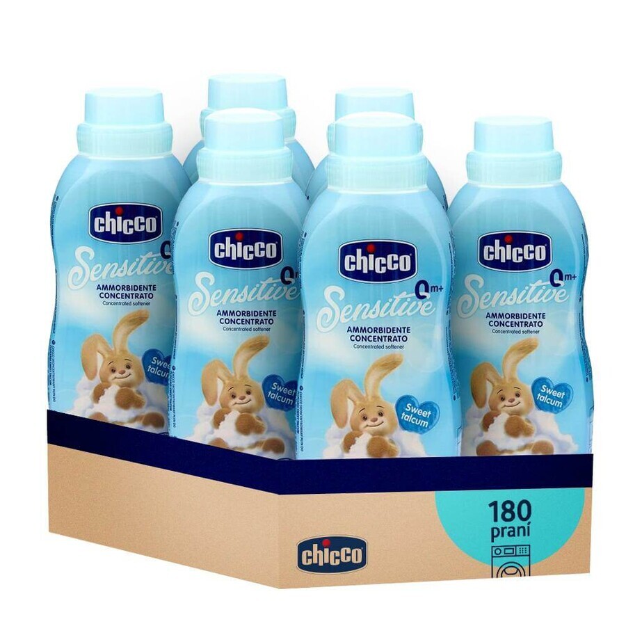 6x CHICCO CHICCO Acondicionador concentrado en polvo para tejidos 750 ml (6x30 lavados) 6×750 ml, acondicionador para tejidos