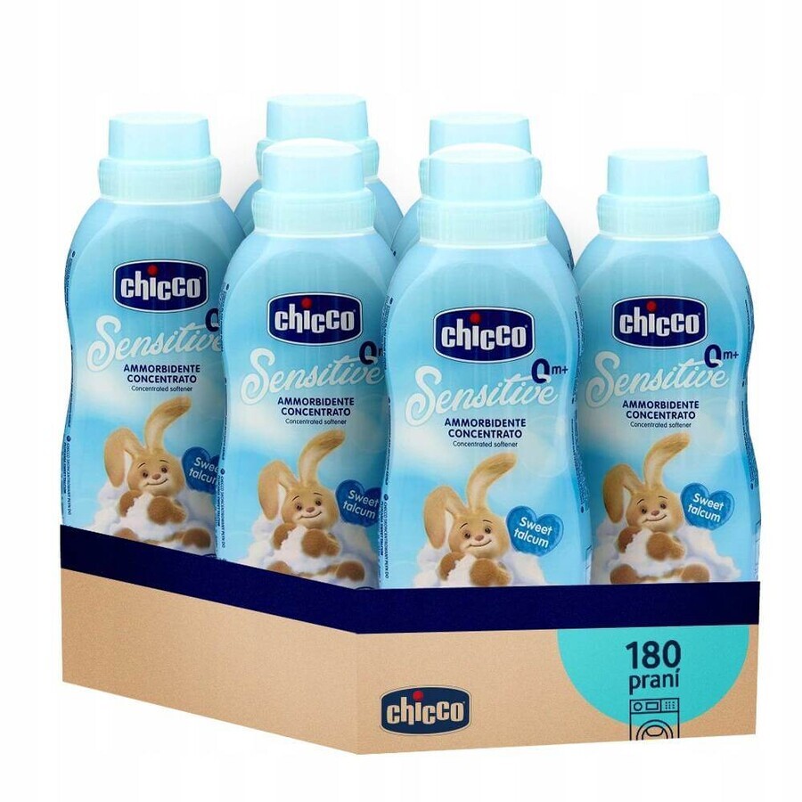 6x CHICCO CHICCO Acondicionador concentrado en polvo para tejidos 750 ml (6x30 lavados) 6×750 ml, acondicionador para tejidos