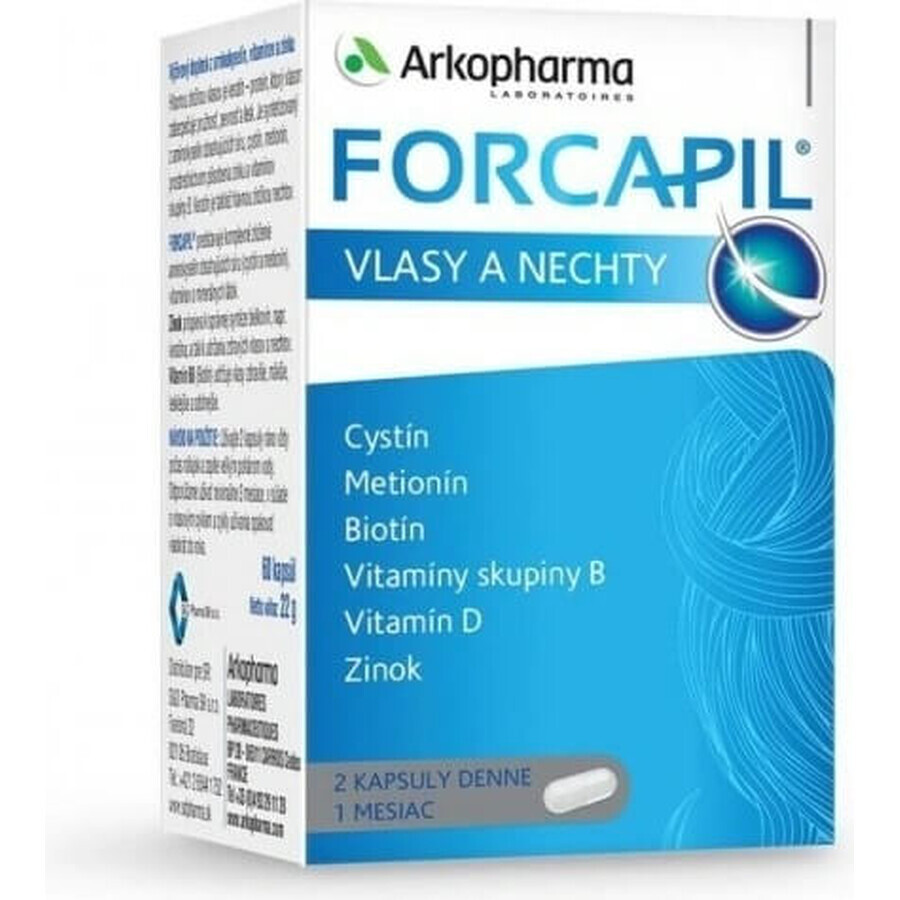 FORCAPIL 1×60 cps, food supplement