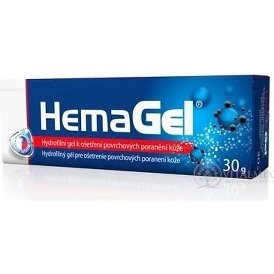 HemaGel 30G 1×30 g, hydrofiele gel