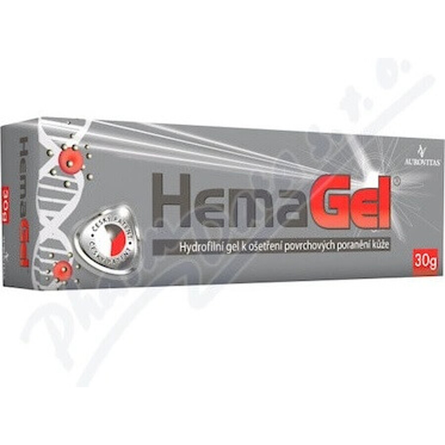 HemaGel 30G 1×30 g, hydrofiele gel