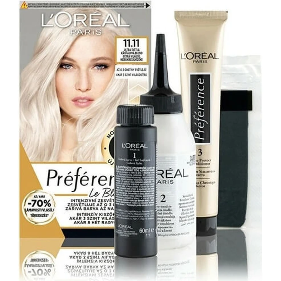 L'Oréal Paris Preference Le Blonding Ultra jasny chłodny krystaliczny blond 1×180 ml kolor: ceny i cechy
