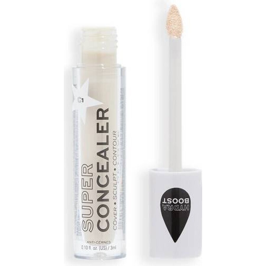 Revolution Relove, Super Concealer Radiant Matte C1, concealer 1×3 ml, concealer