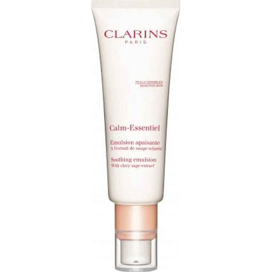 Clarins Emulsión Calmante Pieles Sensibles Calm-Essentiel 1×50 ml, emulsión para pieles sensibles