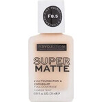 Revolution Relove, Foundation Supermatte F8.5, makeup 1×24 ml, makeup