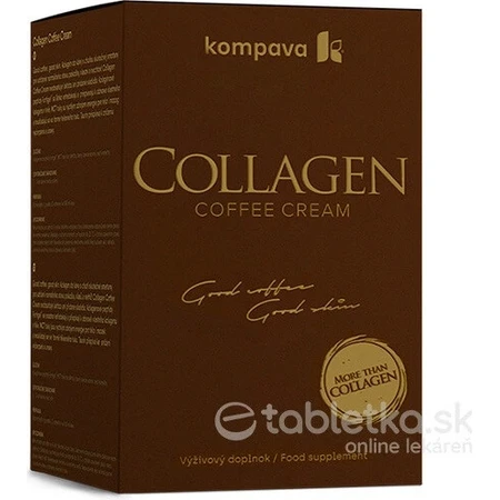 Crema de café de colágeno Kompava 1×300 g, en polvo