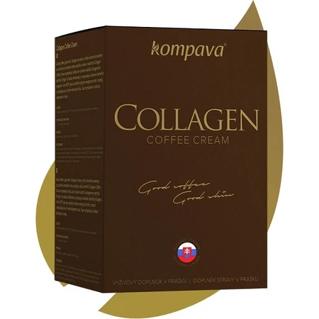 Crema de café de colágeno Kompava 1×300 g, en polvo