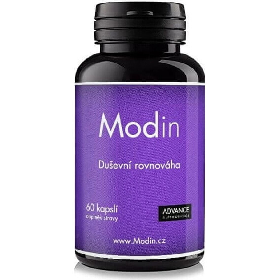 Modin 60 capsules - mentaal evenwicht 1×60 cps, voedingssupplement