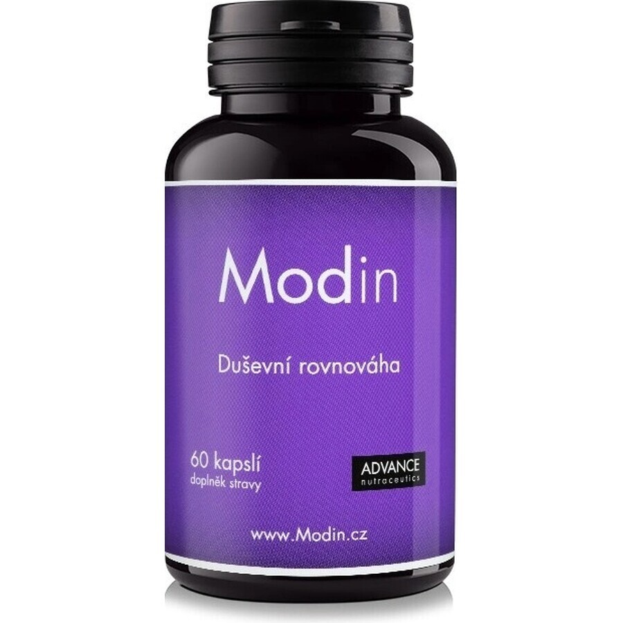 Modin 60 capsules - mentaal evenwicht 1×60 cps, voedingssupplement