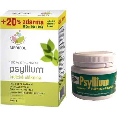 topnatur PSYLLIUM błonnik 1×100 cps, suplement diety: ceny i cechy